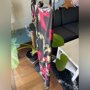 Floral Sheath Maxi Dress